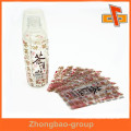 Customize high quality best sale heat sensitive beautiful shrink wrap printing for glass bottles